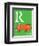 R is for Rhino (green)-Theodor (Dr. Seuss) Geisel-Framed Art Print