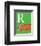 R is for Rhino (green)-Theodor (Dr. Seuss) Geisel-Framed Art Print