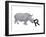 R is for Rhinoceros-Stacy Hsu-Framed Art Print