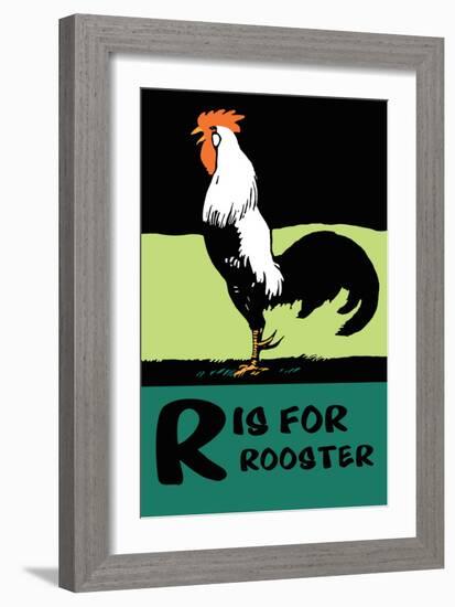 R is for Rooster-Charles Buckles Falls-Framed Premium Giclee Print