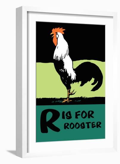 R is for Rooster-Charles Buckles Falls-Framed Premium Giclee Print