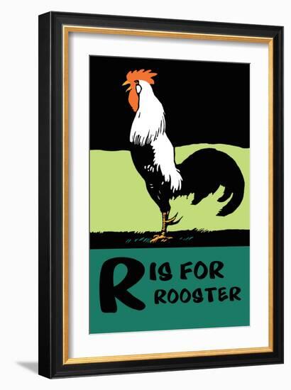 R is for Rooster-Charles Buckles Falls-Framed Premium Giclee Print