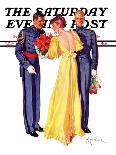"Whose Vacation?," Saturday Evening Post Cover, July 25, 1936-R.J. Cavaliere-Giclee Print