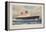 R.M.S. Queen Elizabeth Poster-Charles E. Turner-Framed Premier Image Canvas