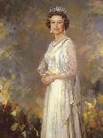 Her Majesty Queen Elizabeth II-R. Macarron-Mounted Art Print