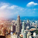 Kuala Lumpur Skyline, Malaysia.-r nagy-Photographic Print