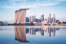 Singapore Skyline-r.nagy-Photographic Print