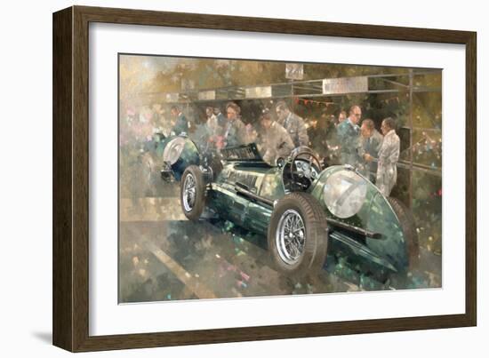 R. Parnell's Maserati-Peter Miller-Framed Giclee Print