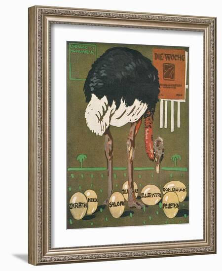 R Strauss (Hohlwein)-Ludwig Hohlwein-Framed Art Print