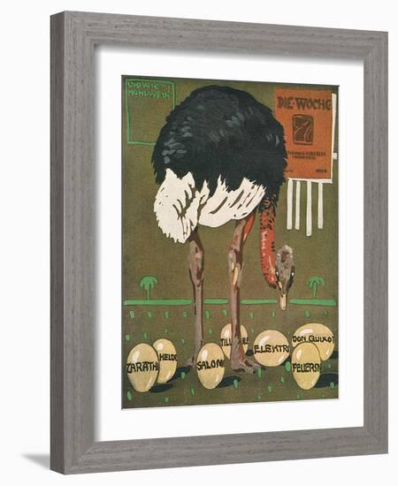 R Strauss (Hohlwein)-Ludwig Hohlwein-Framed Art Print