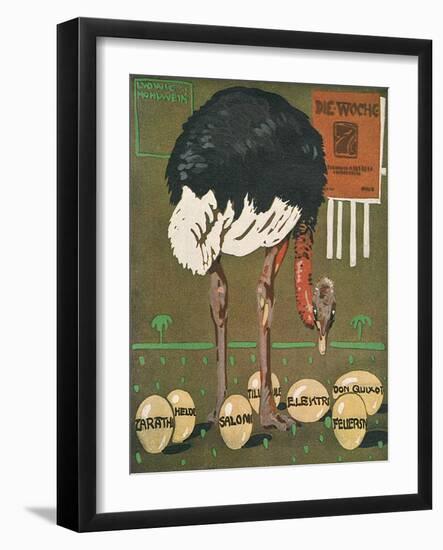 R Strauss (Hohlwein)-Ludwig Hohlwein-Framed Art Print