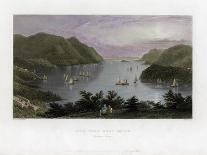 The Hudson River as Seen from West Point, USA, 1837-R Wallis-Framed Premier Image Canvas