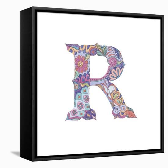 R-Green Girl-Framed Premier Image Canvas