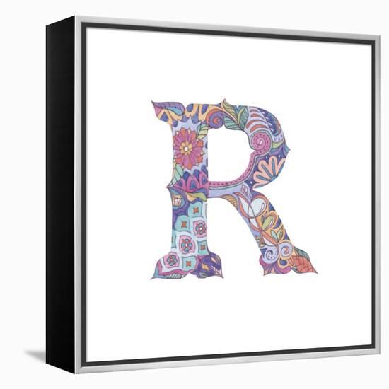 R-Green Girl-Framed Premier Image Canvas