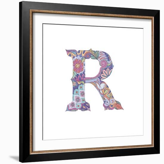 R-Green Girl-Framed Giclee Print