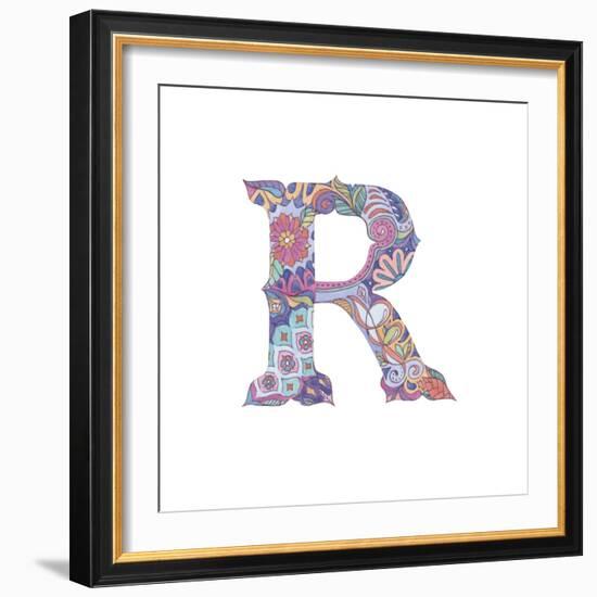 R-Green Girl-Framed Giclee Print