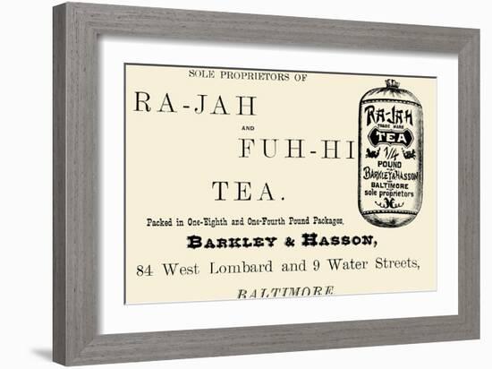 Ra-Jah and Fuh-hi Tea-null-Framed Art Print