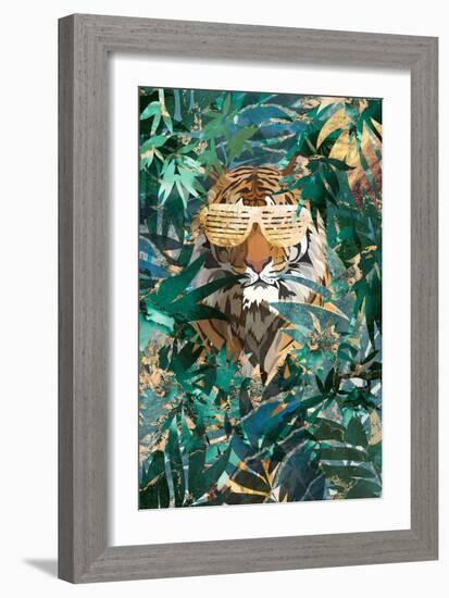RaB Tiger in the jungle-Sarah Manovski-Framed Giclee Print