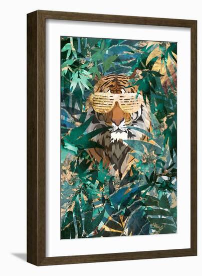 RaB Tiger in the jungle-Sarah Manovski-Framed Giclee Print