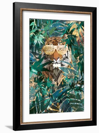 RaB Tiger in the jungle-Sarah Manovski-Framed Giclee Print