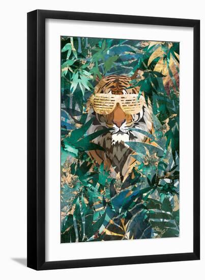 RaB Tiger in the jungle-Sarah Manovski-Framed Giclee Print