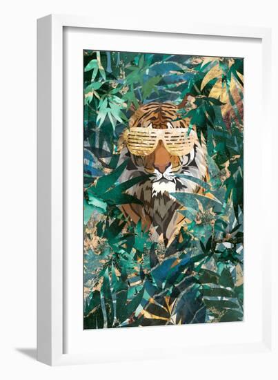 RaB Tiger in the jungle-Sarah Manovski-Framed Giclee Print