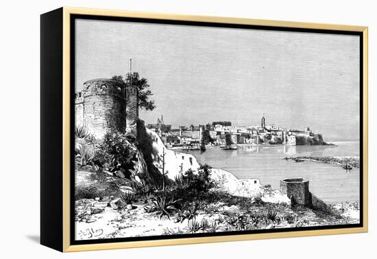 Rabat and the Mouth of the Bu-Regrag River, Morocco, 1895-Meunier-Framed Premier Image Canvas