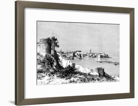 Rabat and the Mouth of the Bu-Regrag River, Morocco, 1895-Meunier-Framed Giclee Print