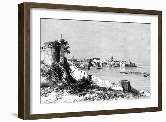 Rabat and the Mouth of the Bu-Regrag River, Morocco, 1895-Meunier-Framed Giclee Print