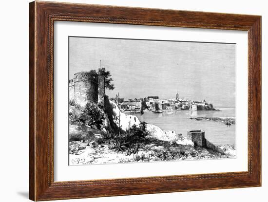 Rabat and the Mouth of the Bu-Regrag River, Morocco, 1895-Meunier-Framed Giclee Print