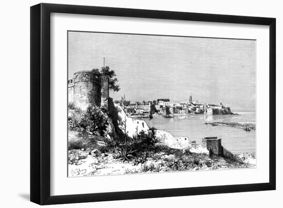 Rabat and the Mouth of the Bu-Regrag River, Morocco, 1895-Meunier-Framed Giclee Print