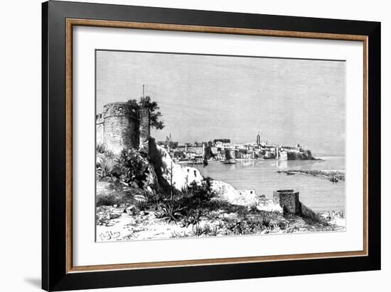 Rabat and the Mouth of the Bu-Regrag River, Morocco, 1895-Meunier-Framed Giclee Print