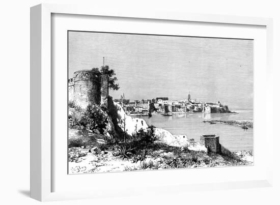 Rabat and the Mouth of the Bu-Regrag River, Morocco, 1895-Meunier-Framed Giclee Print