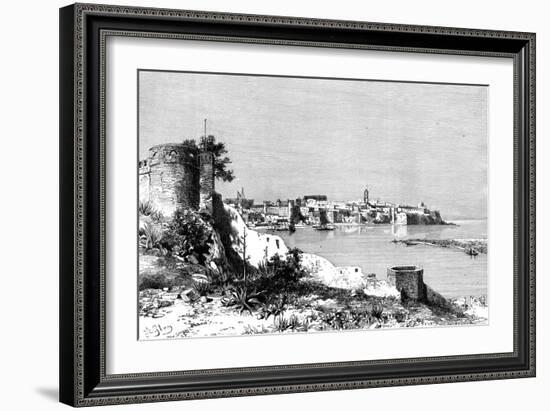 Rabat and the Mouth of the Bu-Regrag River, Morocco, 1895-Meunier-Framed Giclee Print