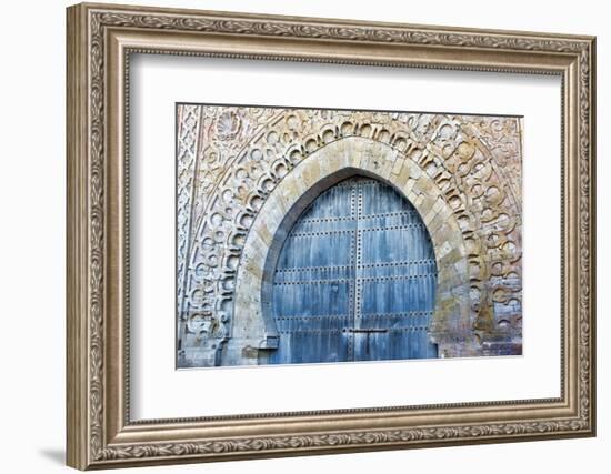 Rabat, Morocco, Kasbah Udaya Close Up of Design of Inside Door-Bill Bachmann-Framed Photographic Print