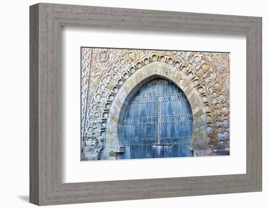 Rabat, Morocco, Kasbah Udaya Close Up of Design of Inside Door-Bill Bachmann-Framed Photographic Print