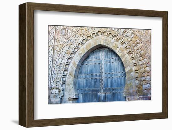 Rabat, Morocco, Kasbah Udaya Close Up of Design of Inside Door-Bill Bachmann-Framed Photographic Print