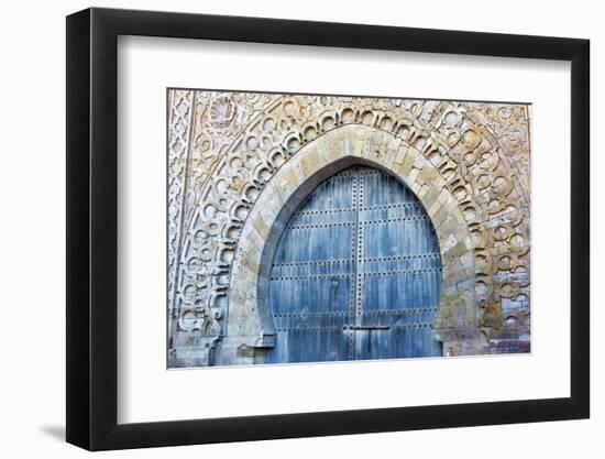 Rabat, Morocco, Kasbah Udaya Close Up of Design of Inside Door-Bill Bachmann-Framed Photographic Print