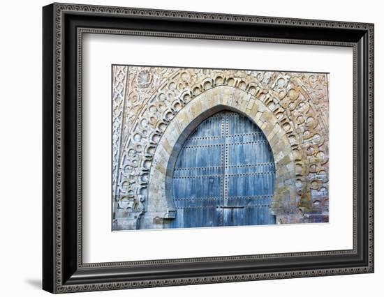 Rabat, Morocco, Kasbah Udaya Close Up of Design of Inside Door-Bill Bachmann-Framed Photographic Print