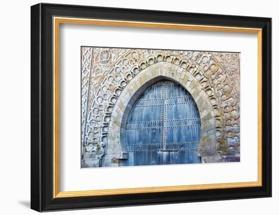 Rabat, Morocco, Kasbah Udaya Close Up of Design of Inside Door-Bill Bachmann-Framed Photographic Print