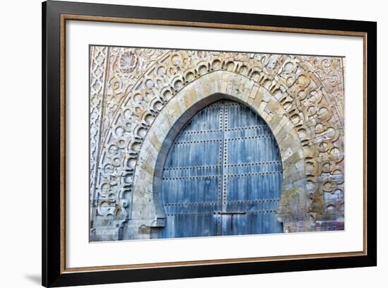 Rabat, Morocco, Kasbah Udaya Close Up of Design of Inside Door-Bill Bachmann-Framed Photographic Print