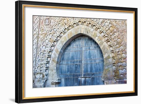 Rabat, Morocco, Kasbah Udaya Close Up of Design of Inside Door-Bill Bachmann-Framed Photographic Print