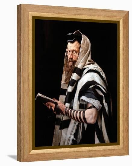 Rabbi, 1892-Jan Styka-Framed Premier Image Canvas