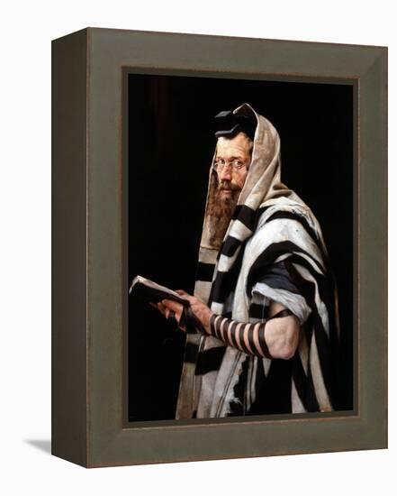 Rabbi, 1892-Jan Styka-Framed Premier Image Canvas