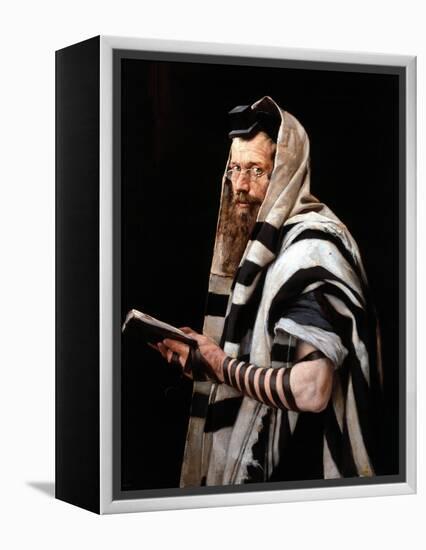 Rabbi, 1892-Jan Styka-Framed Premier Image Canvas
