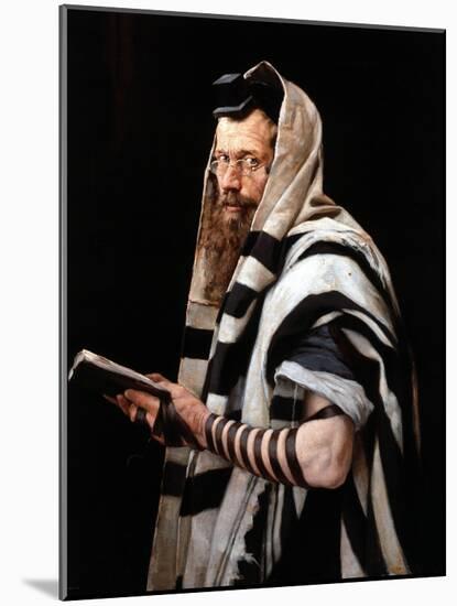 Rabbi, 1892-Jan Styka-Mounted Giclee Print