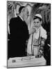 Rabbi David S. Novoseller Adjusting Carl Jay Bodek's Robe During Ceremony-Lisa Larsen-Mounted Photographic Print