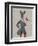 Rabbit and Bird-Fab Funky-Framed Art Print