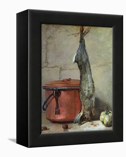 Rabbit and Copper Pot C.1739-40-Jean-Baptiste Simeon Chardin-Framed Premier Image Canvas