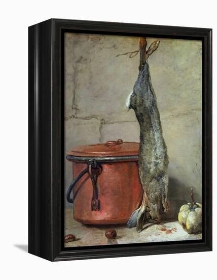 Rabbit and Copper Pot C.1739-40-Jean-Baptiste Simeon Chardin-Framed Premier Image Canvas